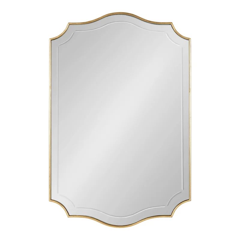 Koeppe Scalloped Wood Framed Wall Mounted Accent Mirror | Wayfair North America