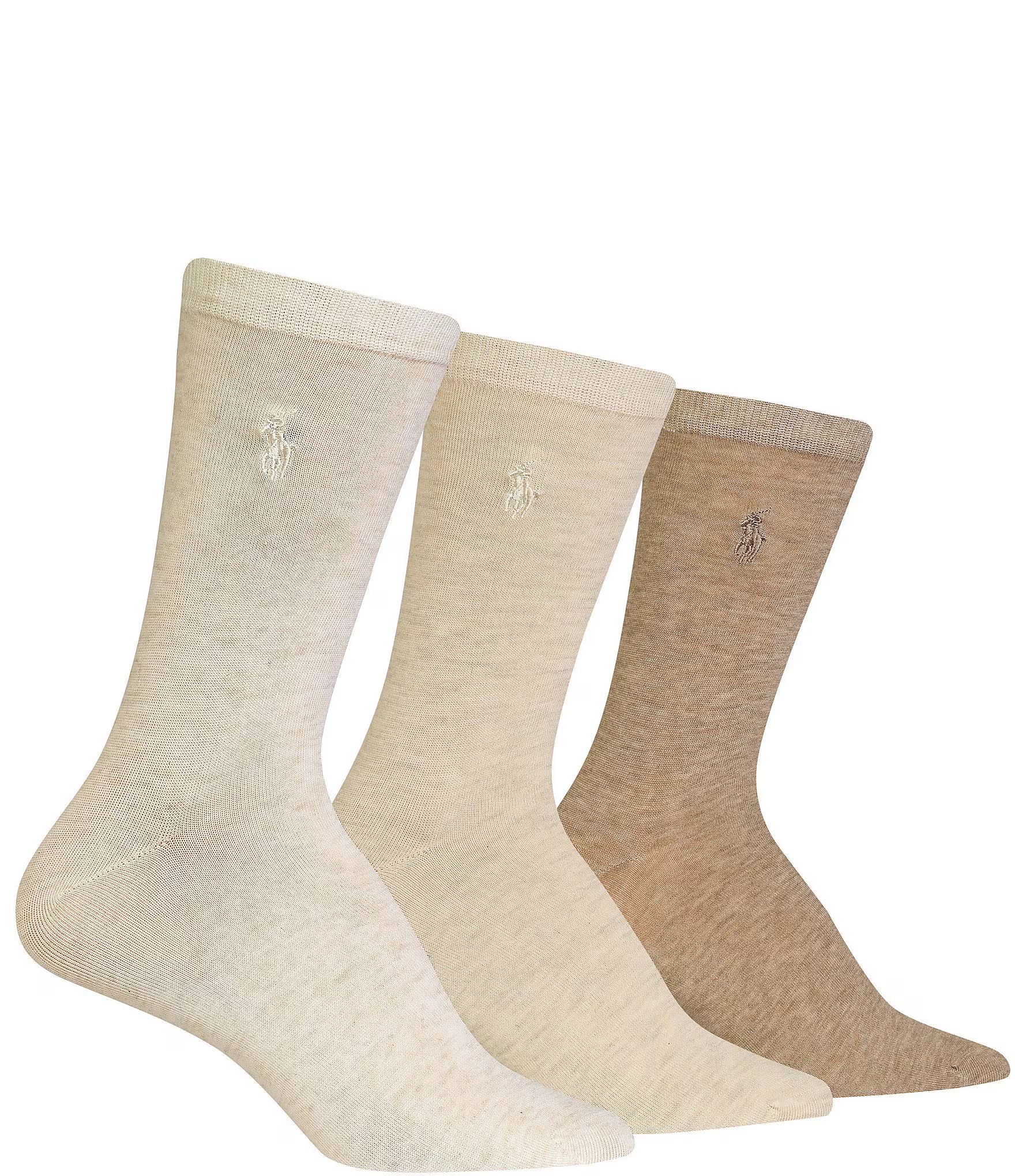 Women's Flat Knit Trouser Socks, 3 Pack | Dillard's