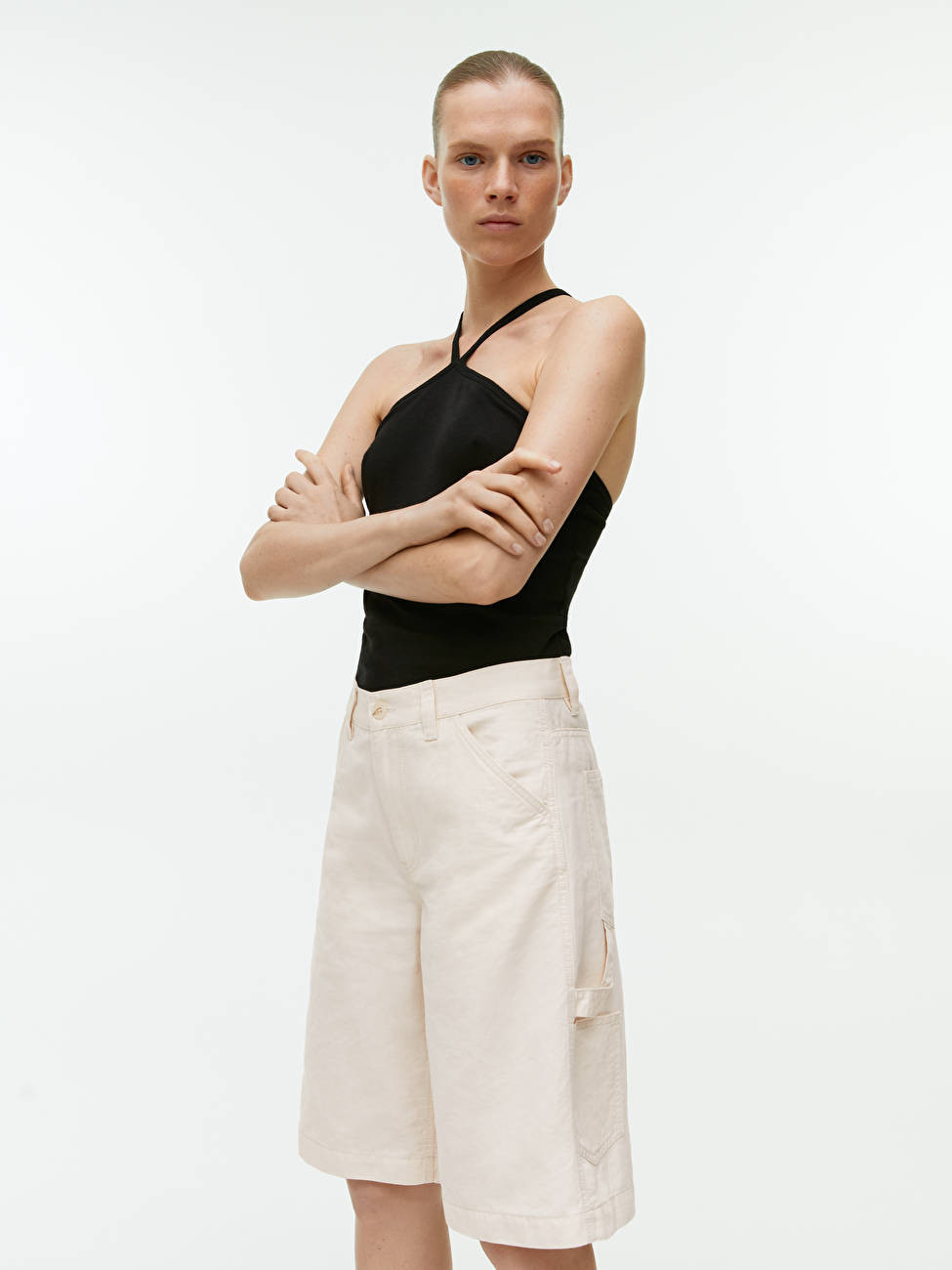 Linen Cotton Workwear Shorts | ARKET (US&UK)