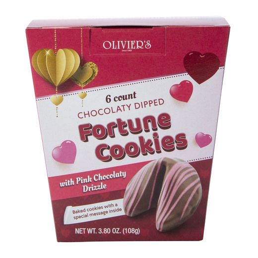 Olivier's Chocolaty Dipped Fortune Cookies 6-Count | Five Below
