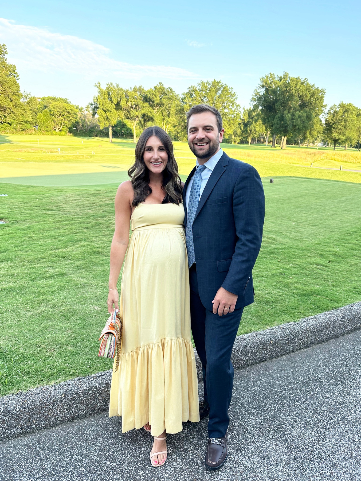 Bump friendly wedding guest dress under $150! Wearing an xs regular  

#LTKWedding #LTKSaleAlert #LTKBump