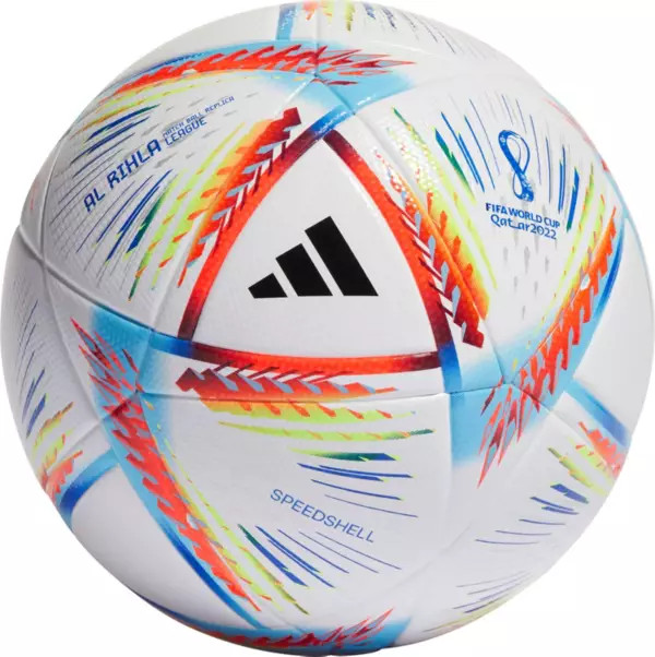 adidas FIFA World Cup Qatar 2022 Al Rihla League Soccer Ball | Dick's Sporting Goods