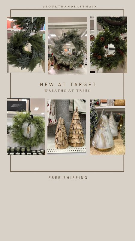 new at target // wreaths and trees

#LTKhome #LTKSeasonal #LTKHoliday