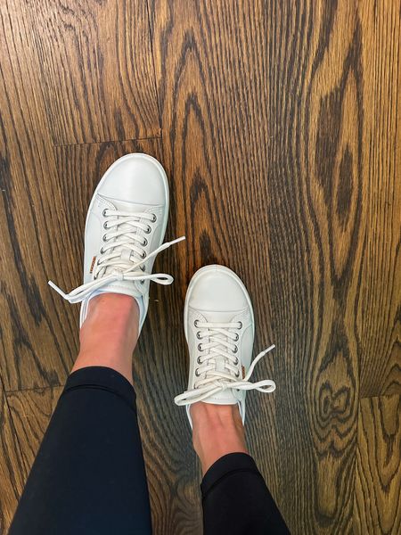 New white sneakers! They look cute with everything - spring dresses, jeans, shorts and leggings. People SWEAR by these for travel and walking a lot but say they take a little time to break in. I bought them from Nordstrom since they have a great return policy, which is especially important with shoes!! 

#LTKshoecrush #LTKtravel