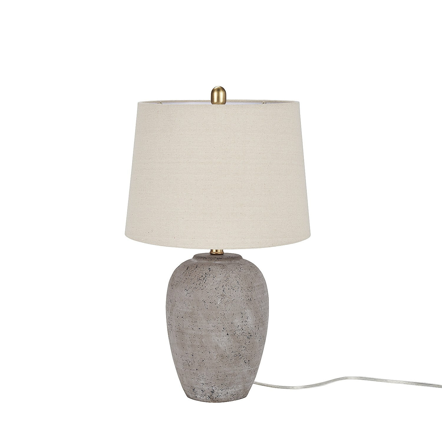 Nourison 23” Brown Unglazed Ceramic Urn Table Lamp | Walmart (US)
