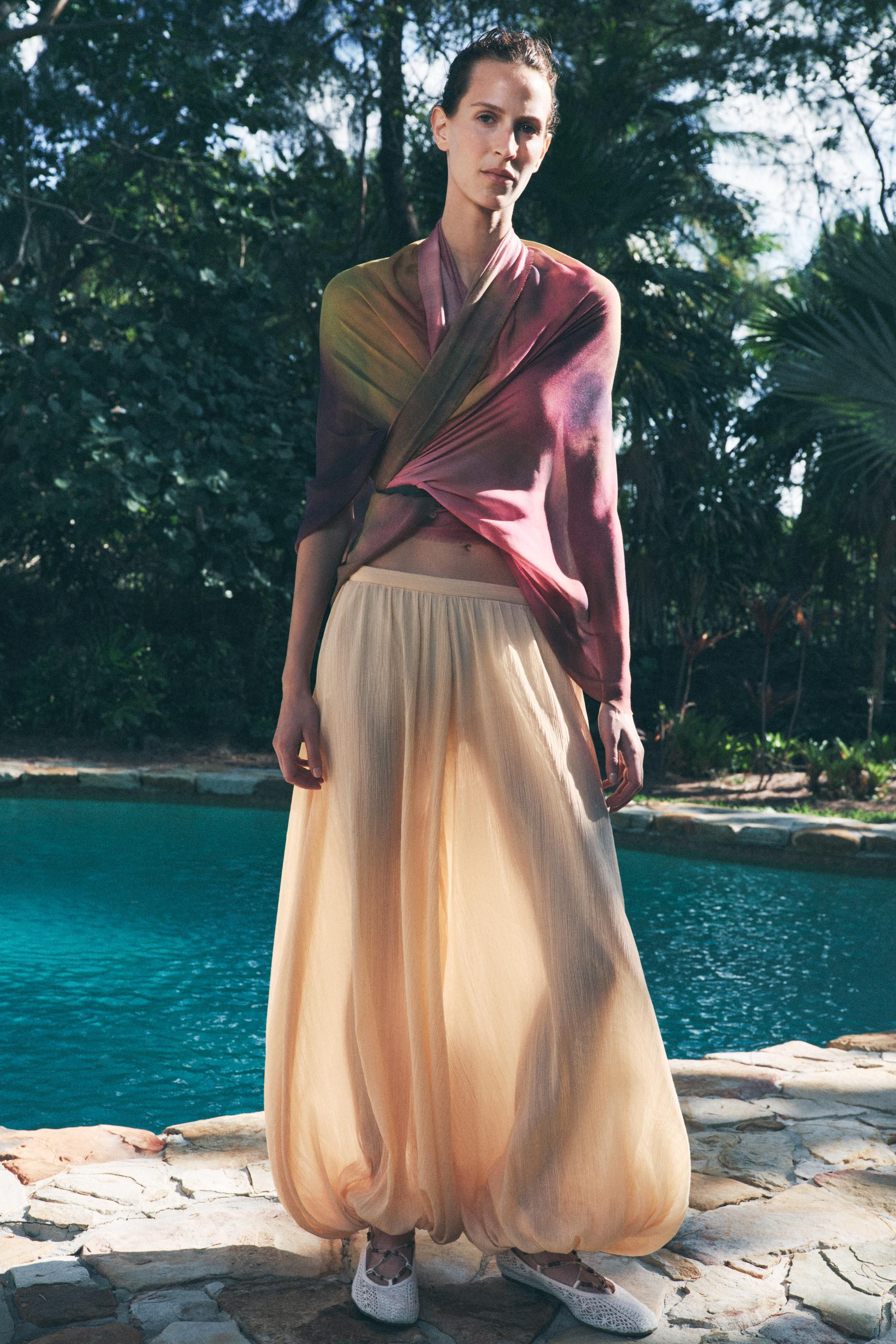 ZW COLLECTION BUBBLE HEM PANTS | Zara US