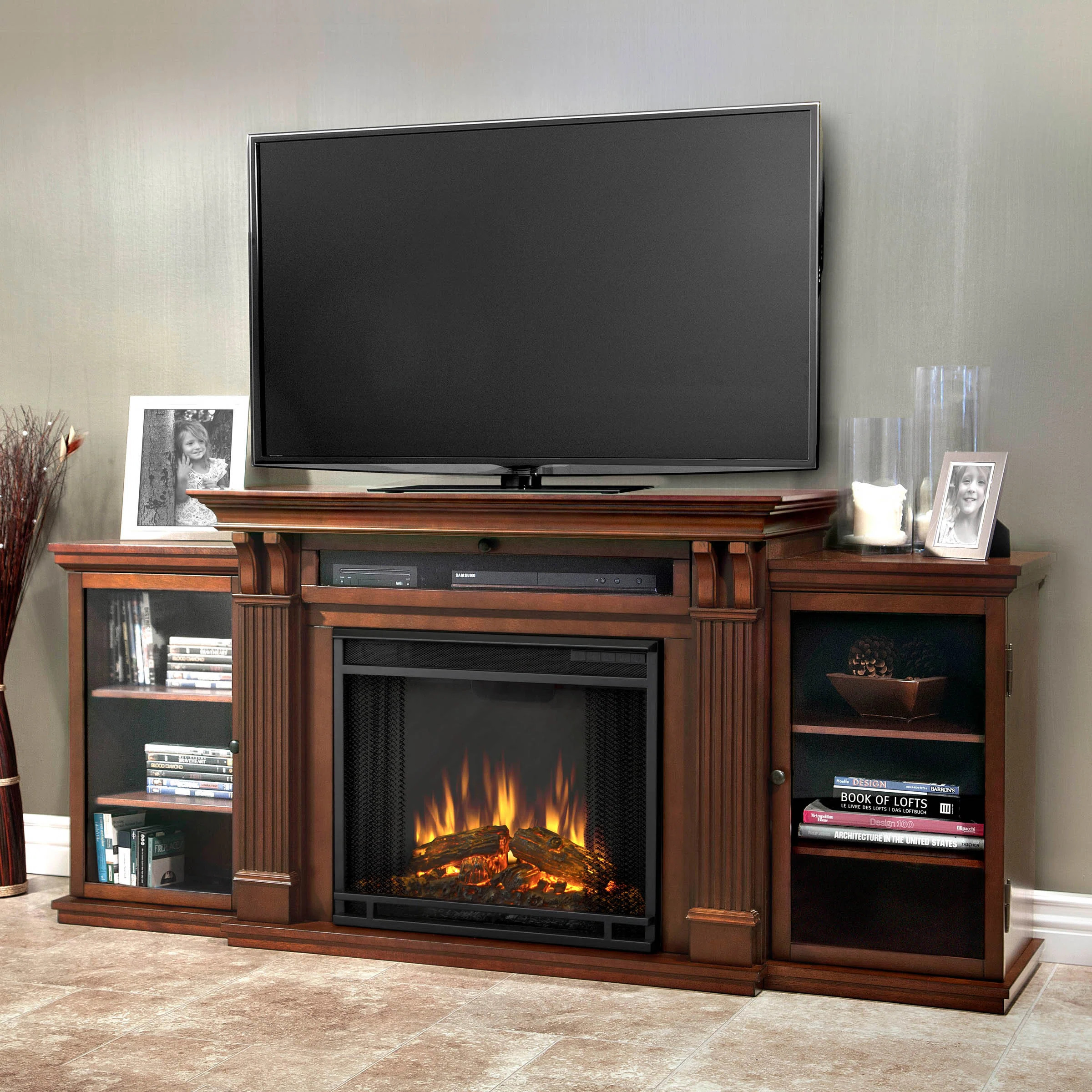 Calie 67'' TV Stand with Fireplace | Wayfair North America