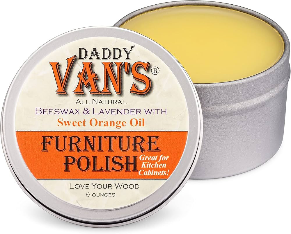 Daddy Van's All Natural Lavender & Sweet Orange Oil Beeswax Furniture Polish | Amazon (US)