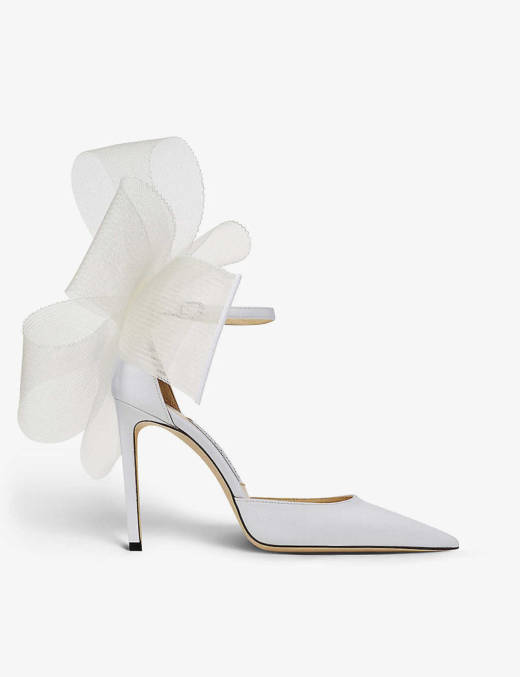 Averly 100 asymmetric suede court shoes | Selfridges