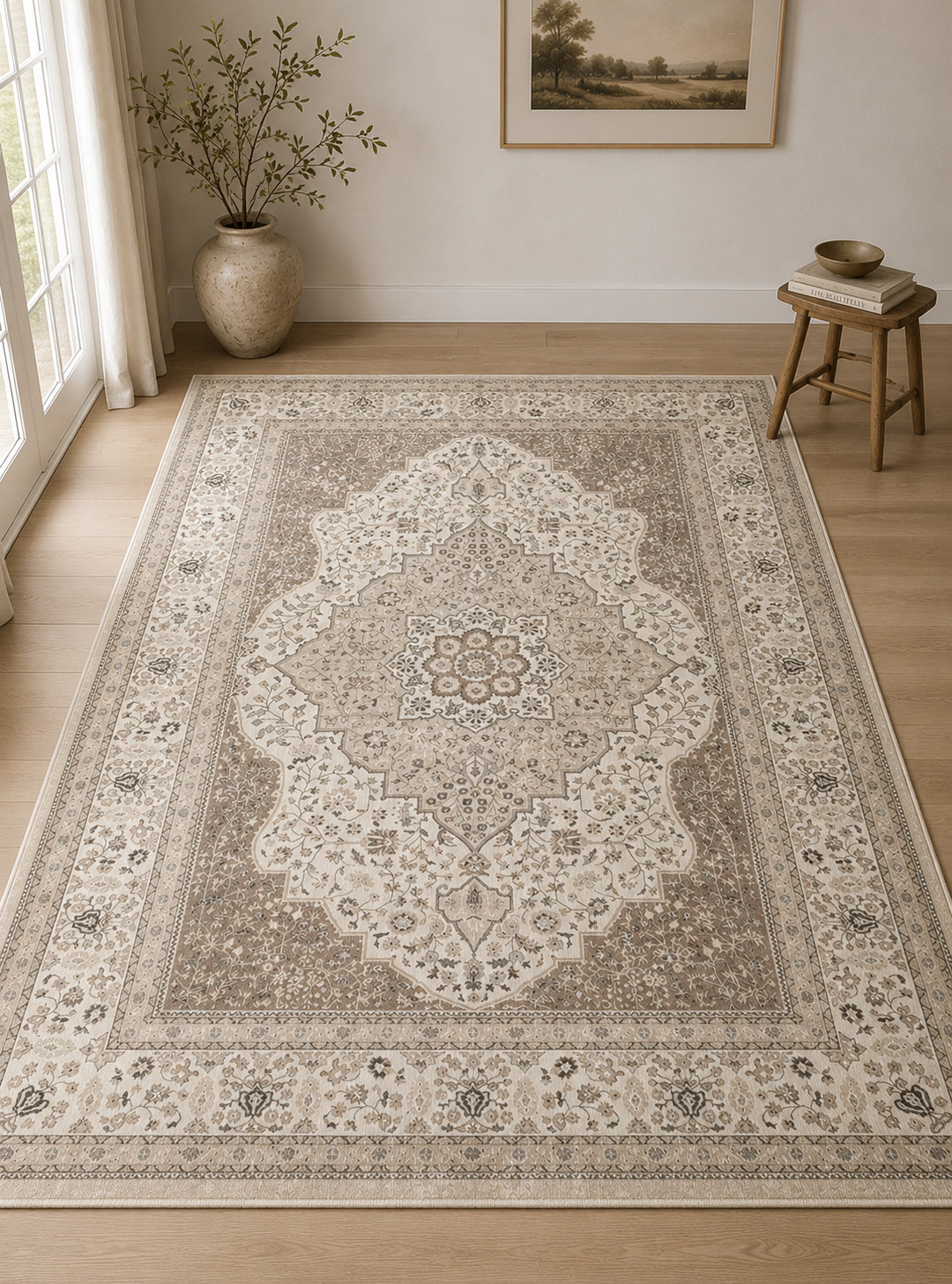8x10 Walmart washable rug is ONLY $90 right now 😳👏

Looks way more expensive than it is! soft neutral tones, vintage-inspired detail, and the perfect designer look for less. this is the kind of rug that instantly elevates a whole room ✨

✔️ 8x10 area rug
✔️ Walmart home find
✔️ neutral home decor
✔️ designer-inspired style
✔️ budget-friendly home upgrade


#walmartfinds #arearug #homedecor #neutralhome #designerlookforless #walmarthome #livingroomdecor #homeinspo #affordabledecor #rugfinds 

 #LTKSeasonal #LTKHome #LTKSaleAlert