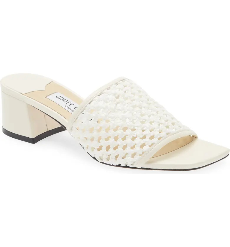 Themis Raffia Slide Sandal (Women) | Nordstrom