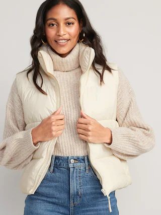 Water-Resistant Quilted Puffer Vest for Women | Old Navy (US)