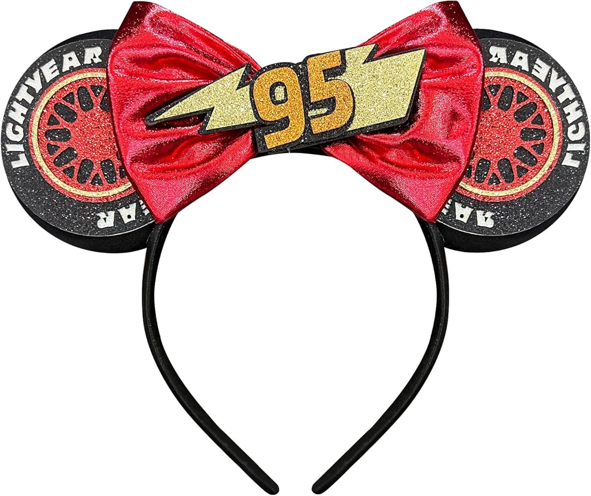 Mouse Ears Headband for Women Sequin Bows Cute Mouse Ears Headband Halloween Mouse Ears | Amazon (US)