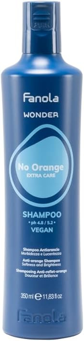 Fanola Wonder No Orange Blue Shampoo for Color Treated Hair - Toning Hair Color Shampoo for Light... | Amazon (US)