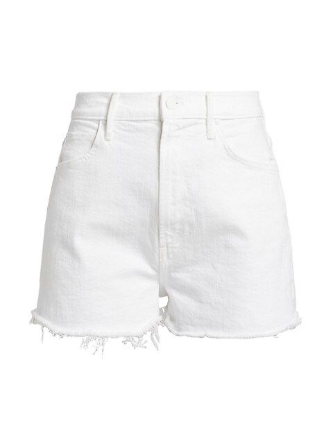 Tunnel Vision Frayed Jean Shorts | Saks Fifth Avenue