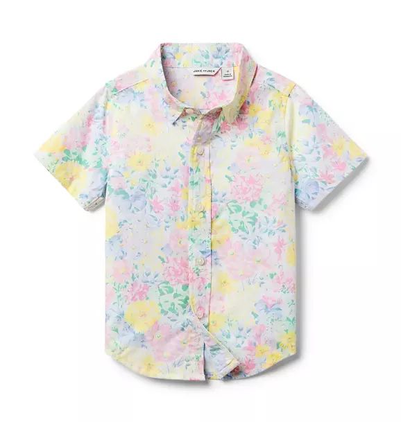 The Floral Poplin Shirt | Janie and Jack