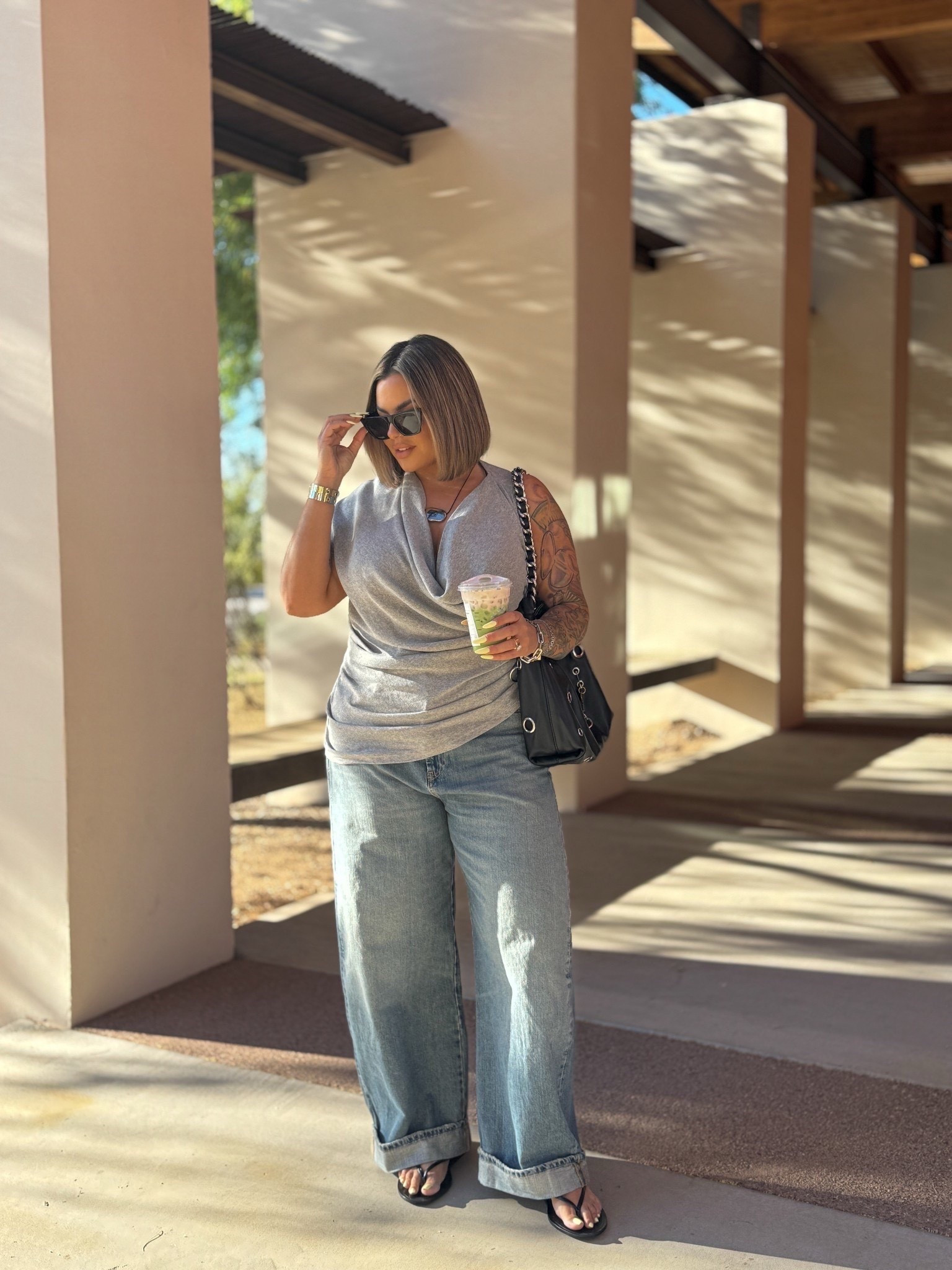 Jeans 12 
Top L it runs big could have done M 
Also linked bra I use for this top 


Follow my LTK @shaynaslife on the @shop.LTK app to view this post and get my exclusive app-only content!

#liketkit 
@shop.ltk
https://liketk.it/62OQd