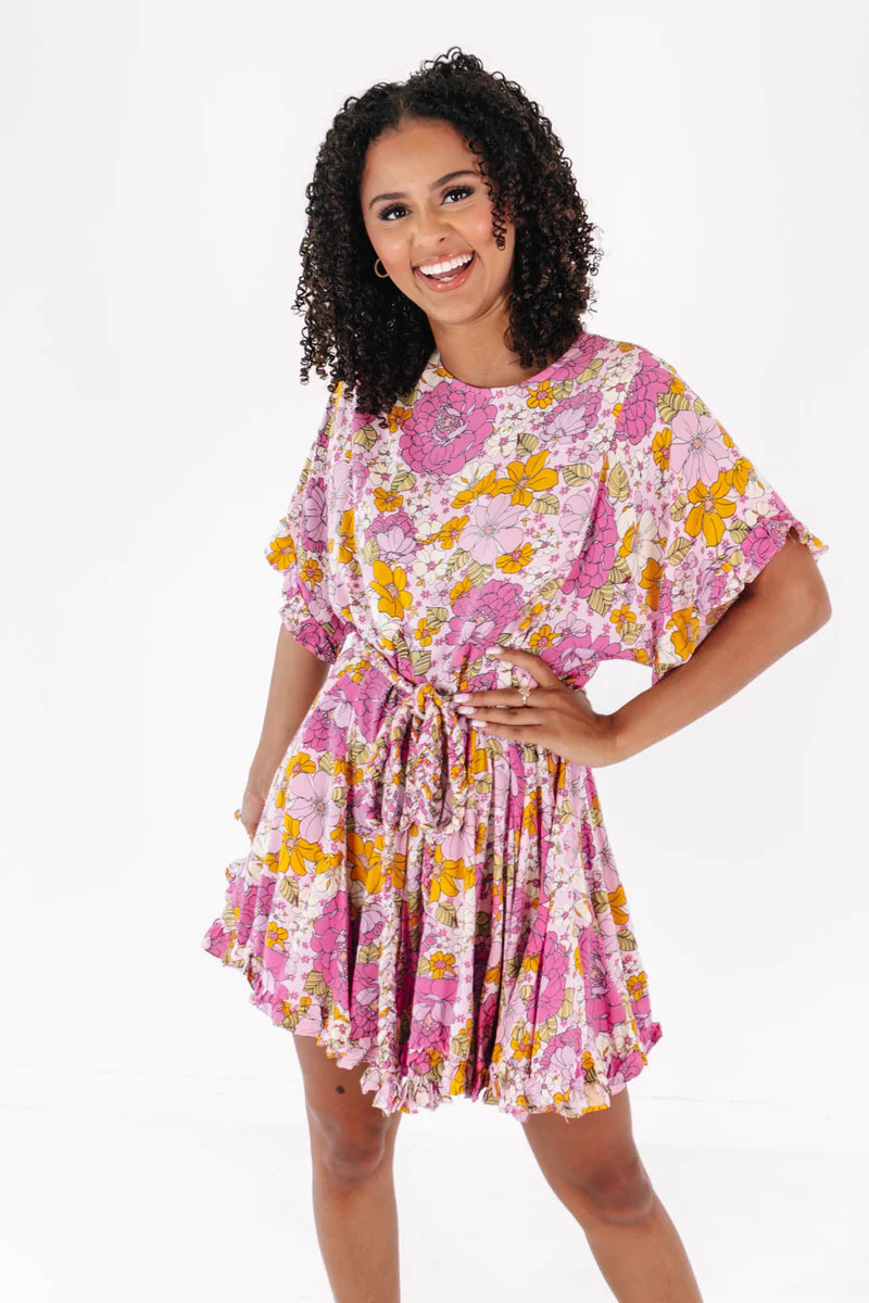 Garden Goddess Dress - Pink | The Impeccable Pig