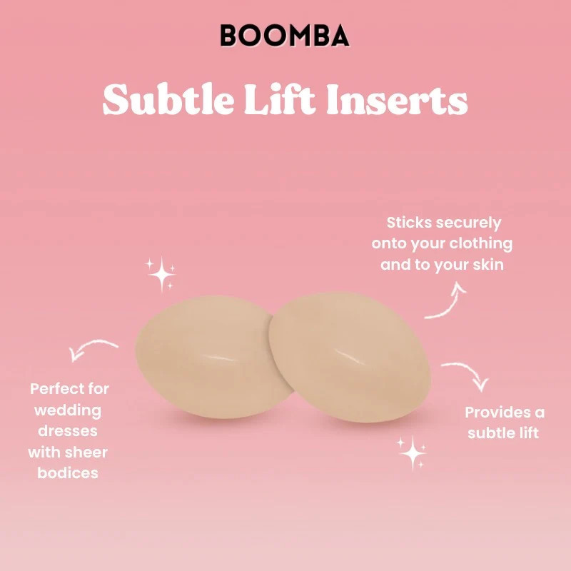Boomba Subtle Lift Inserts (Beige) Large | Cleo Centric
