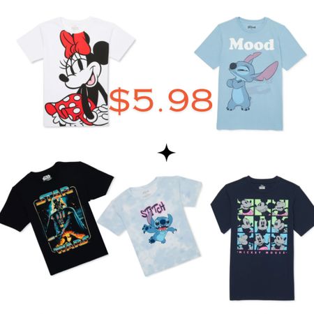 Kids Disney shirts I just bought for our trip and they are only $5.98

Star Wars Minnie and Mickey Mouse stitch and I even fit into the Minnie kids xl 
I’m 5’8 123 pounds 
Perfect Disney world outfits 
Walt Disney world
Disneyland 

#LTKtravel #LTKkids #LTKfamily