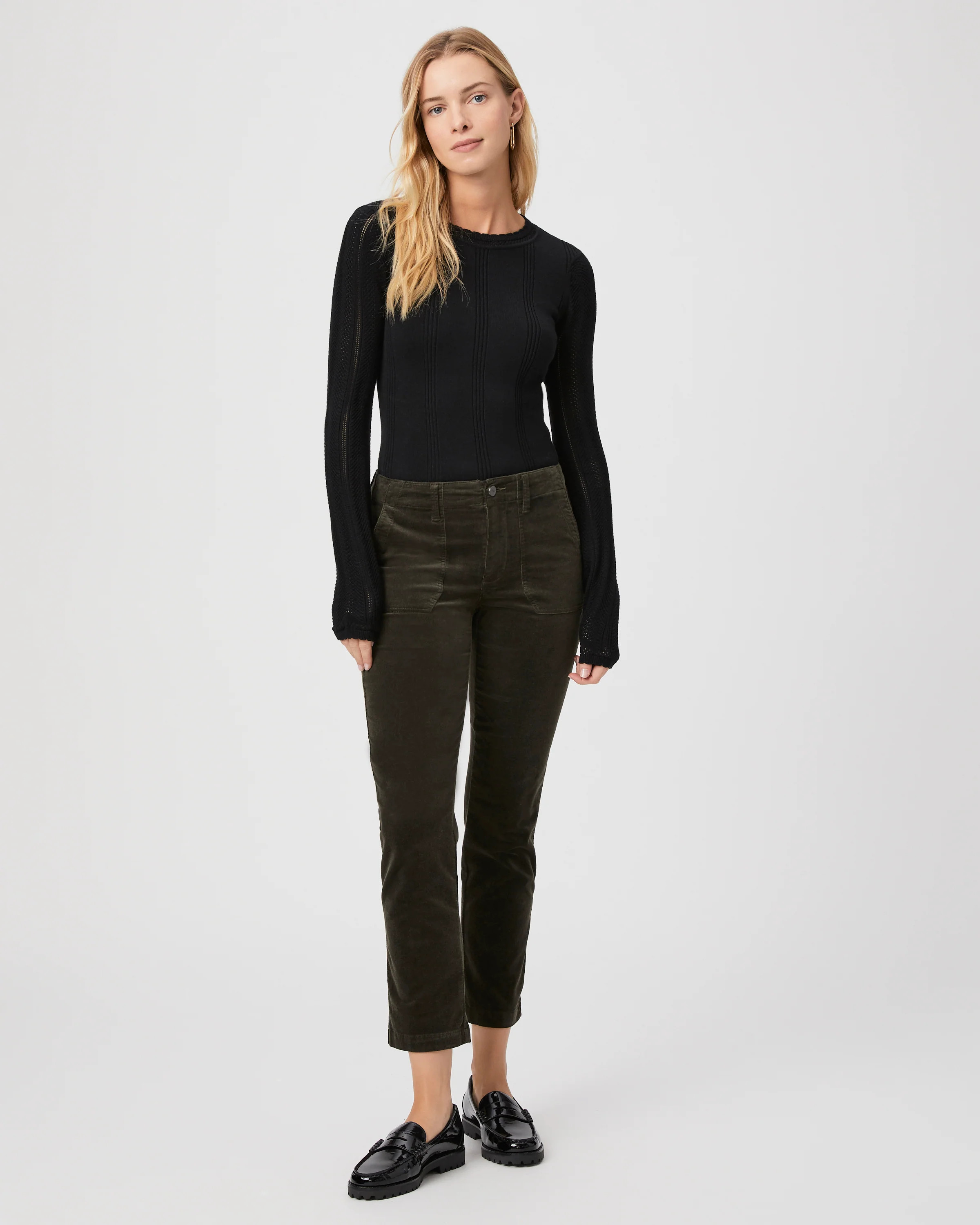 Mayslie Straight Ankle Pant | Paige