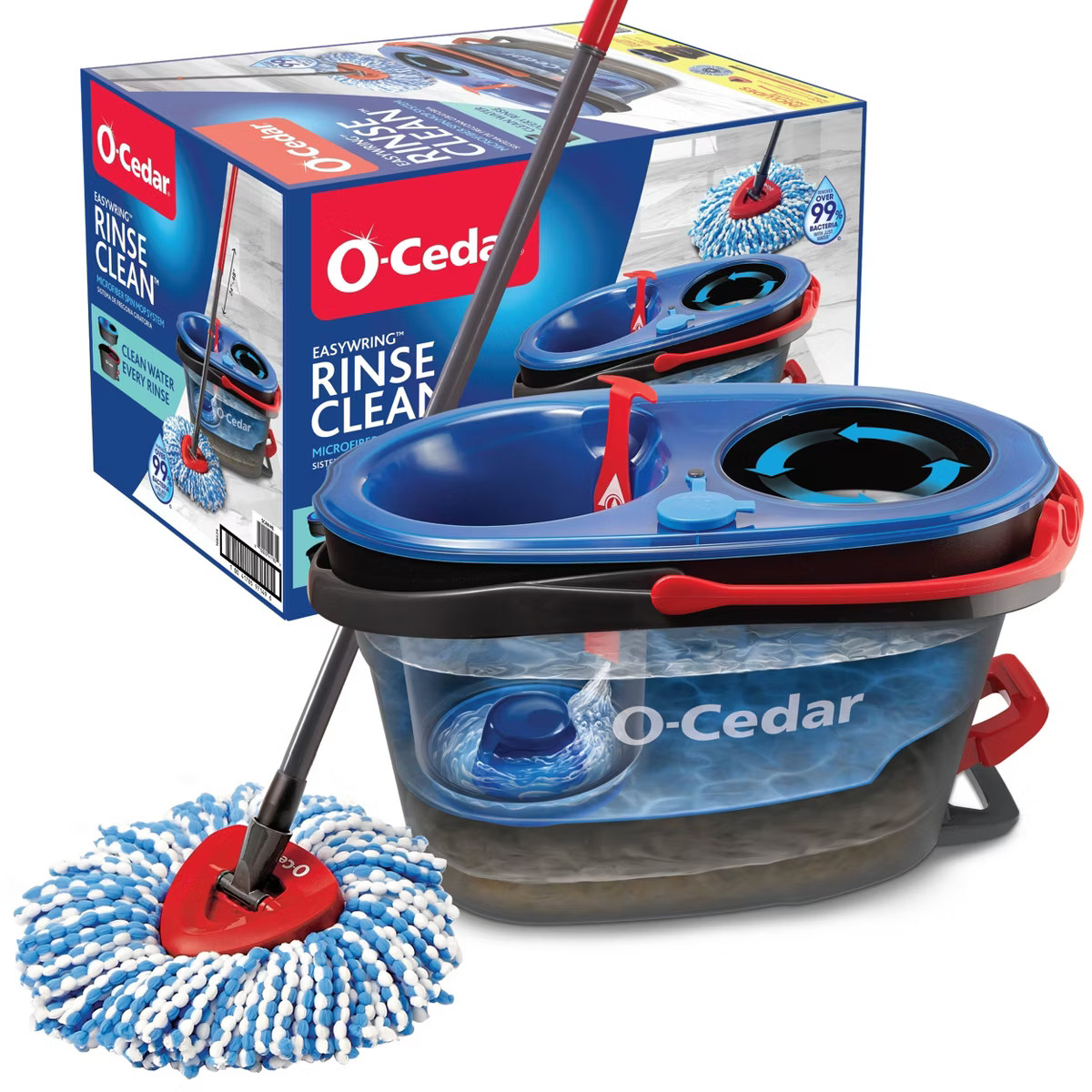O-Cedar RinseClean Spin Mop & Bucket System | Target