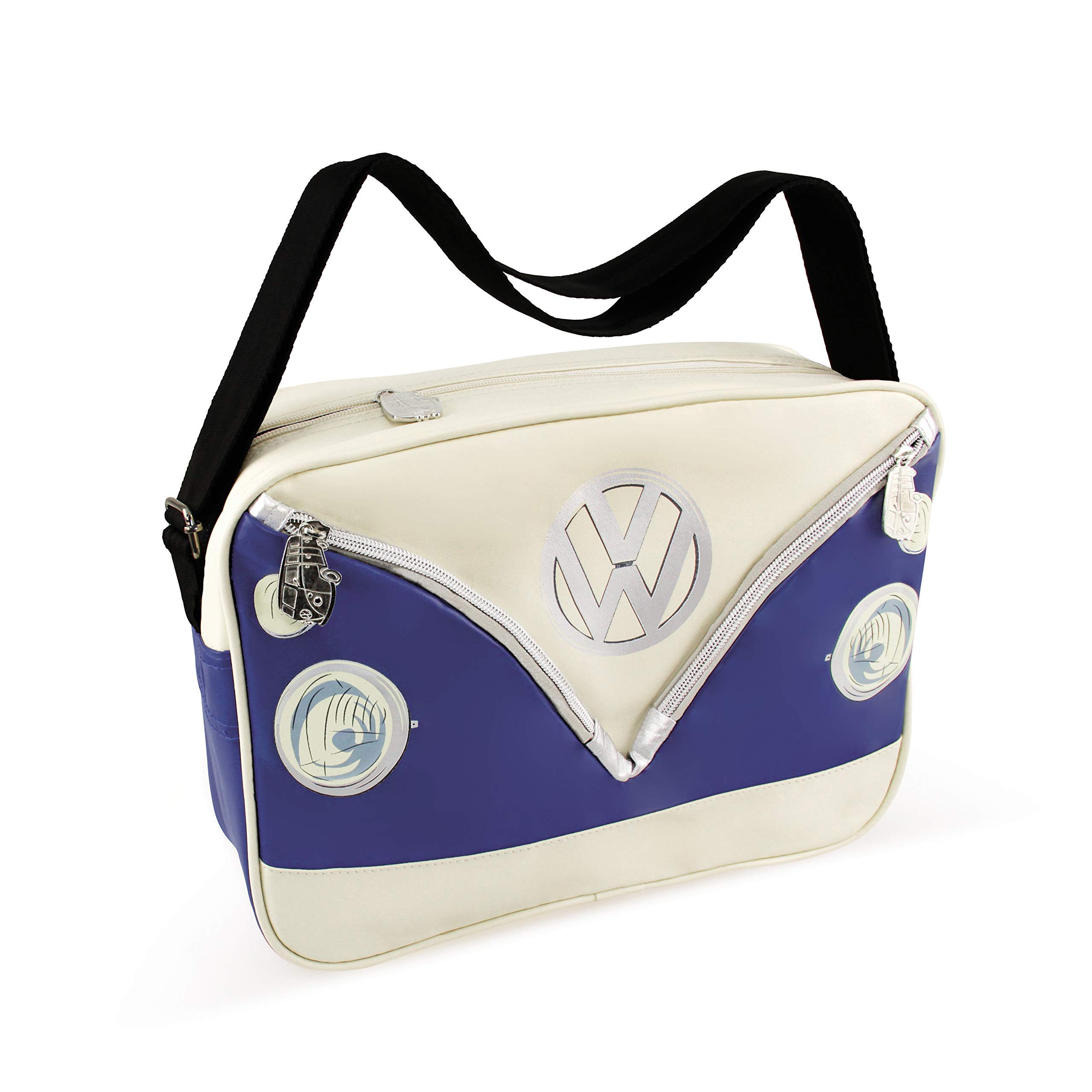 BRISA VW Collection - Volkswagen Shoulder Travel Messenger Bag with VW T1 Bus Campervan Motif (Bu... | Amazon (US)
