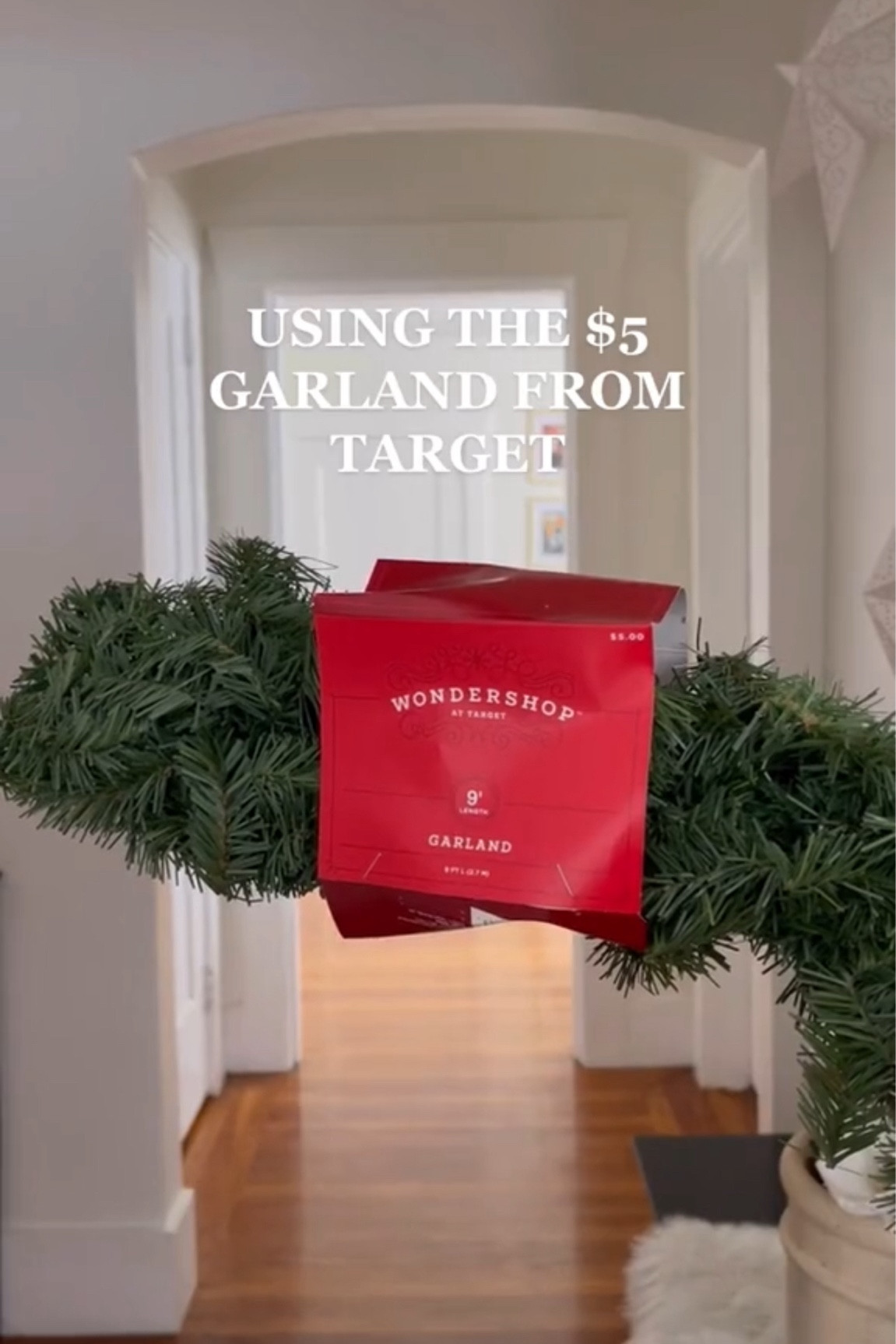 Target $5 Christmas garland 

#LTKSaleAlert #LTKHome