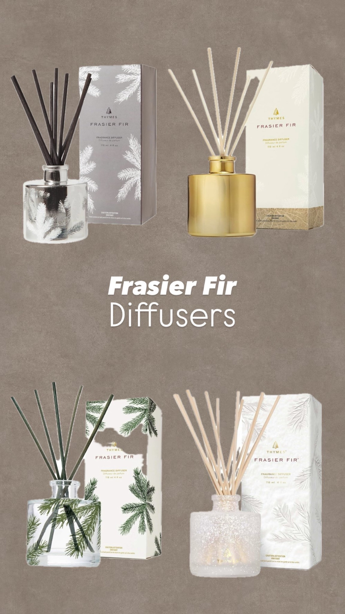 Christmas Diffusers🌲 Same scent, different packaging. 

#LTKSeasonal #LTKGiftGuide #LTKHoliday