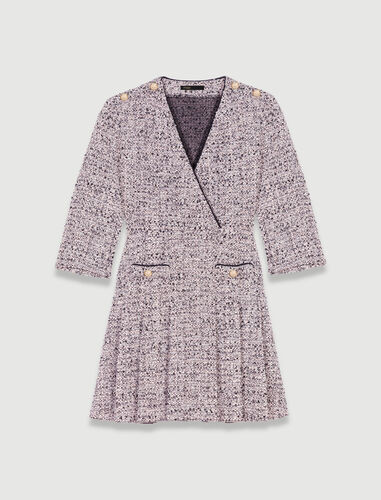 Short tweed dress | Maje US