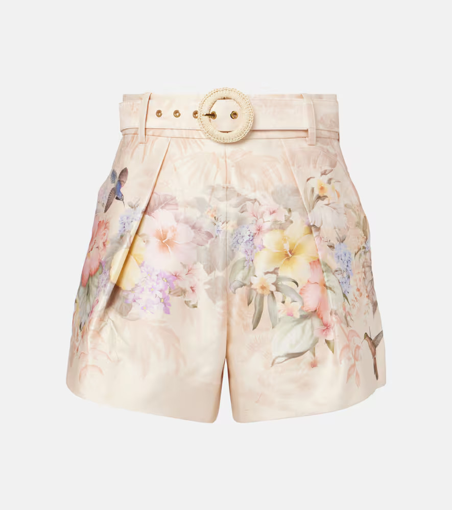 Zimmermann Illuminate floral high-rise shorts | Mytheresa (US/CA)