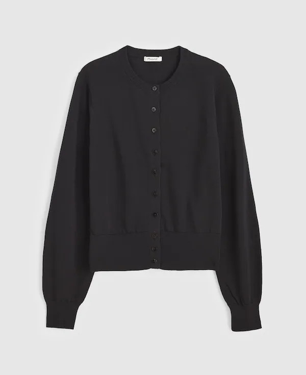 Button-Front Cardigan in 100% Cotton | Madewell