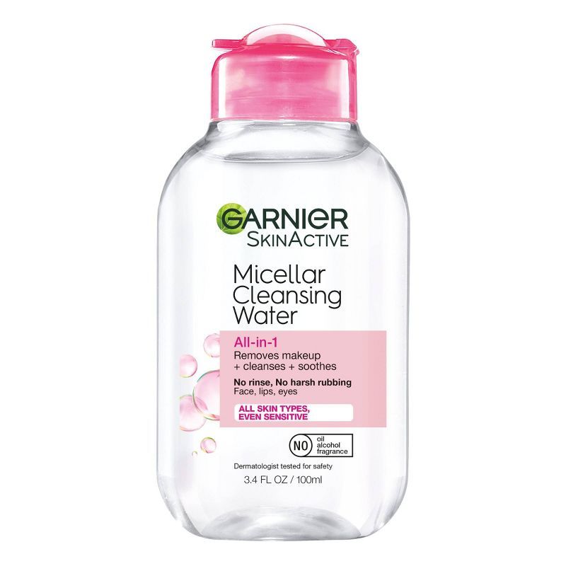 Garnier SKINACTIVE Micellar Cleansing Water All-in-1 Makeup Remover & Cleanser - 3.4 fl oz | Target
