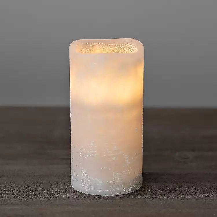 New!Gray LED Pillar Candle, 6 in. | Kirkland's Home