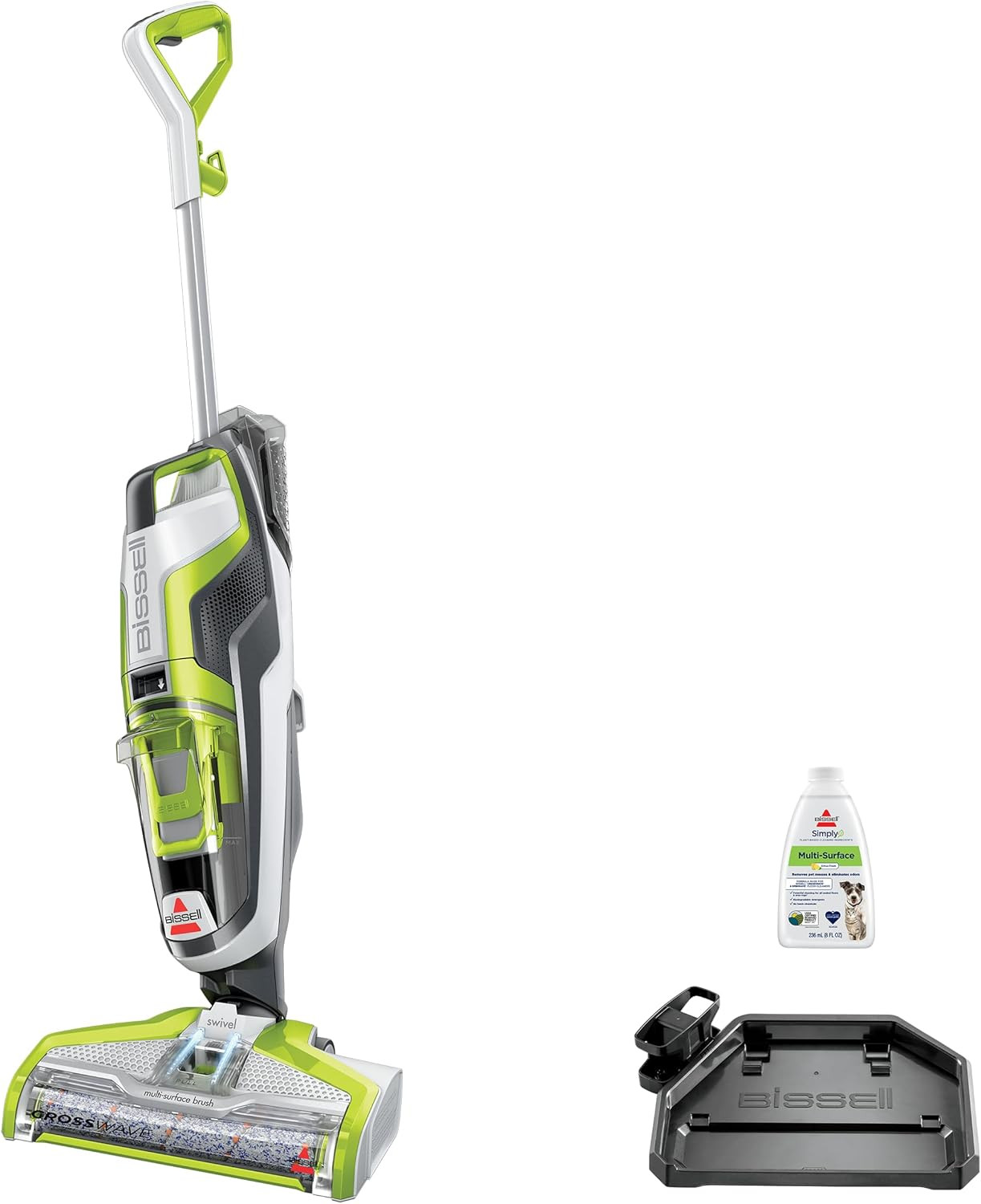 Bissell CrossWave Floor and Area Rug Cleaner, Wet-Dry Vacuum, 3888A, Corded Electric, Green | Amazon (US)