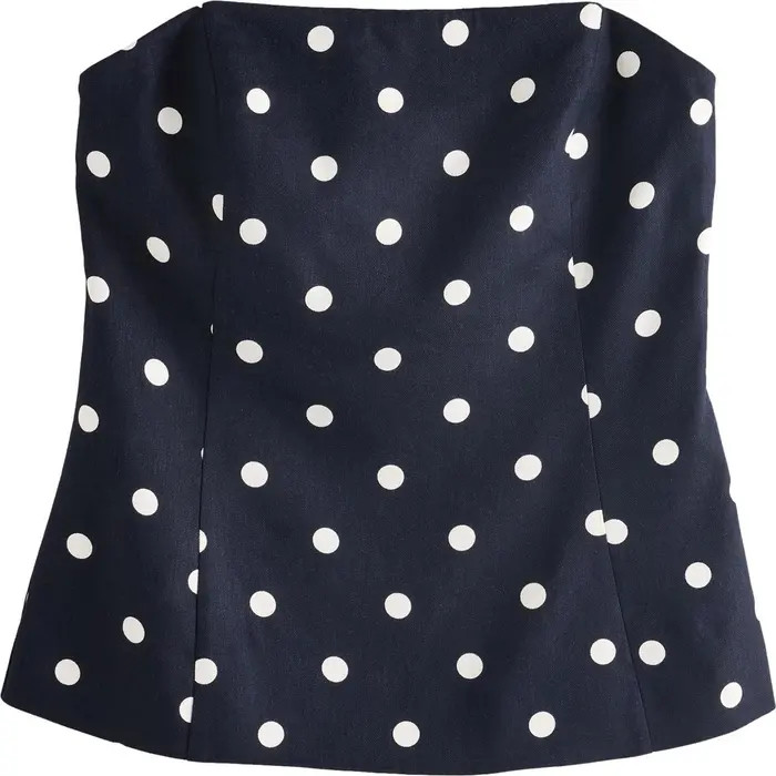 NEXT Textured Spot Strapless Top | Nordstrom | Nordstrom
