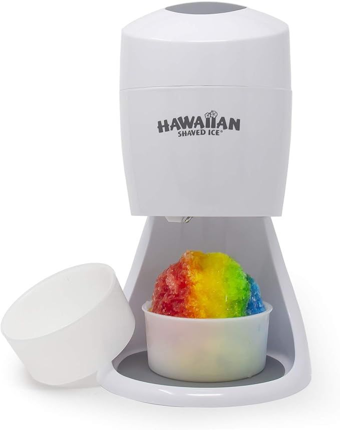 Hawaiian Shaved Ice S900A Shaved Ice and Snow Cone Machine, 120V, White | Amazon (US)