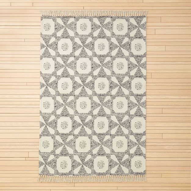 Tapestry Tile Rug Cream - Opalhouse™ designed with Jungalow™ | Target