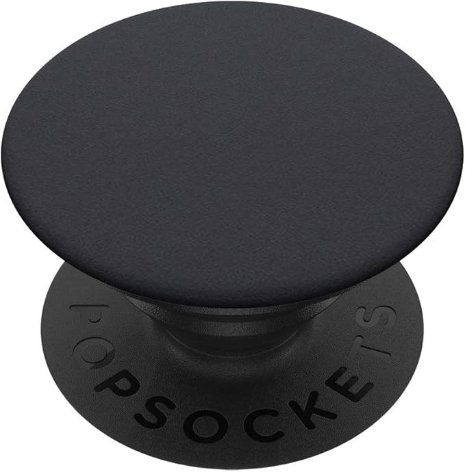 Matte Black PopSocket PopSockets PopGrip: Swappable Grip for Phones & Tablets | Amazon (US)