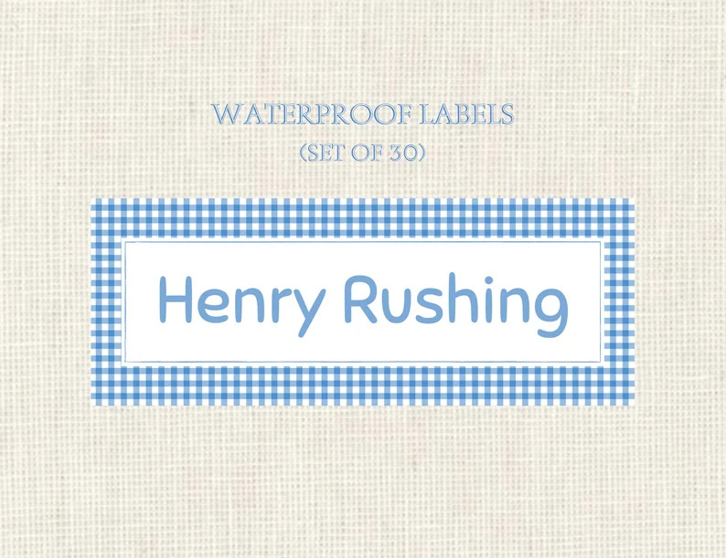 Waterproof Labels / Watercolor Style Waterproof Stickers - Etsy | Etsy (US)