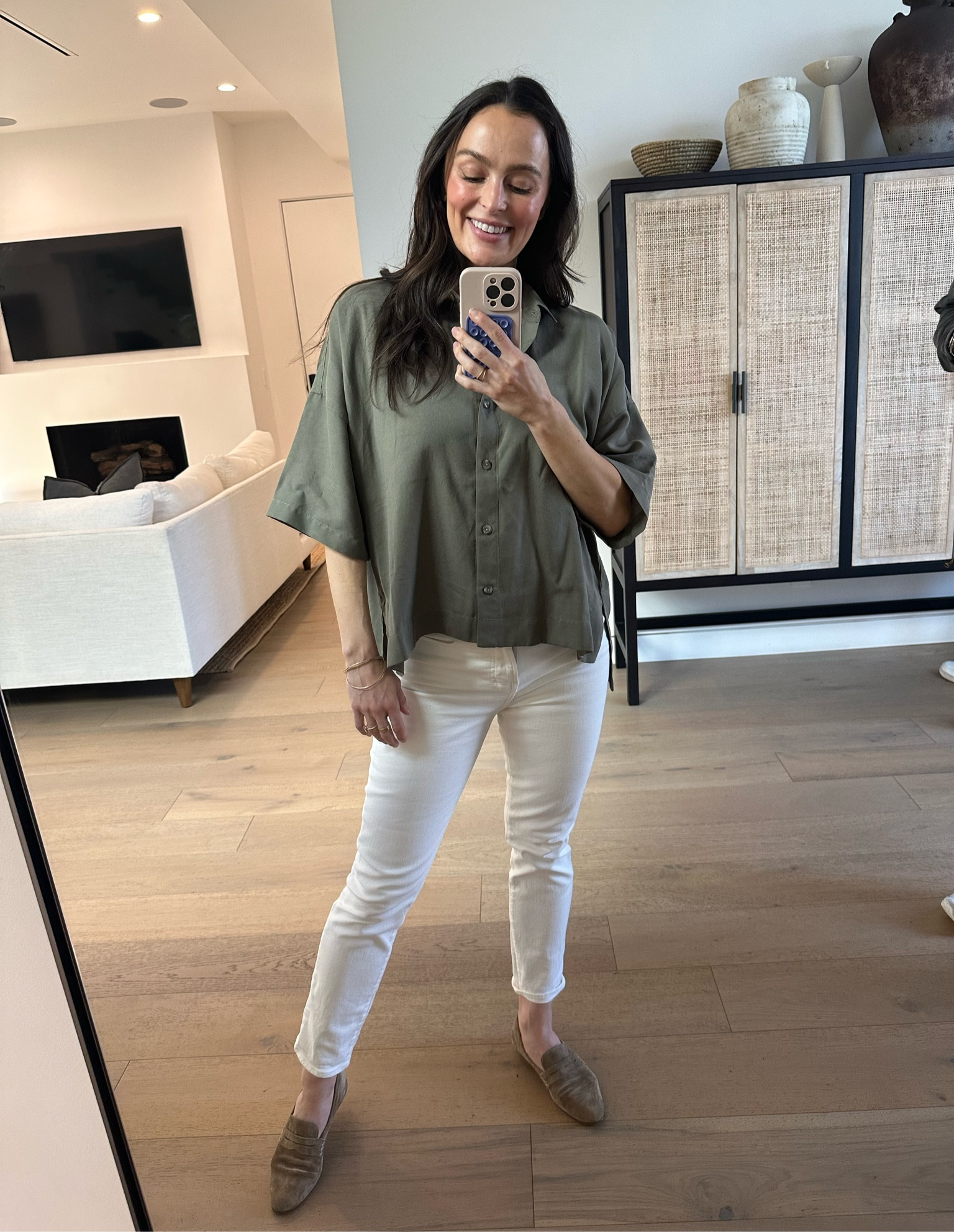 Everlane jeans and top! Shoes are Margaux! 🫶🏼

#LTKbump #LTKshoecrush #LTKstyletip