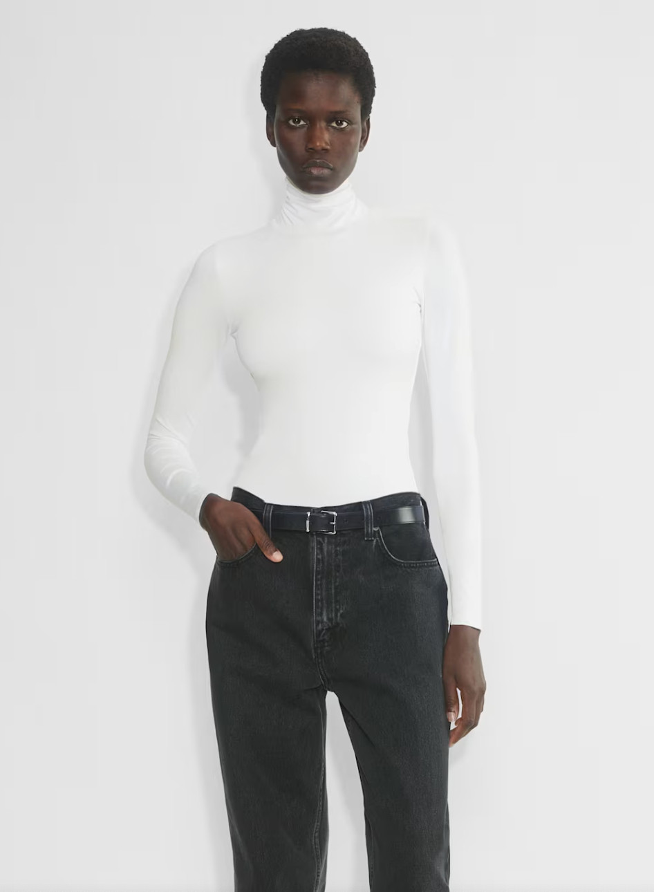 Clean, classic, and endlessly versatile 🤍 this white turtleneck is a must-have layering piece for any season. Style it under blazers, slip dresses, or denim for a timeless look. #WhiteTurtleneck #LTKStyle #MinimalChic #WardrobeStaple 

 #LTKstyletip #LTKworkwear #LTKFashionMonth