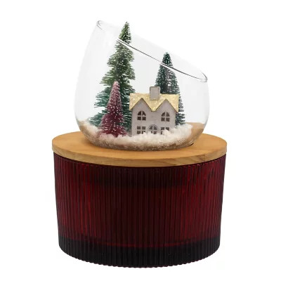 Member's Mark 3-Wick Snow Globe Candle | Sam's Club