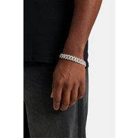 14mm Iced Prong Link Bracelet | Debenhams UK