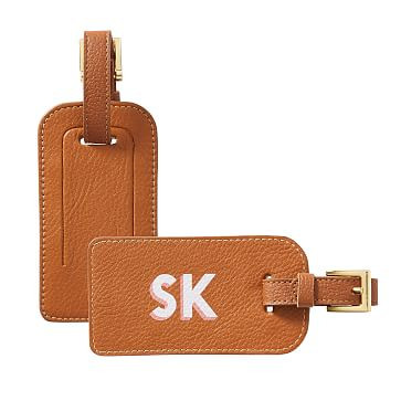 Leather Luggage Tag, Printed | Mark and Graham | Mark and Graham