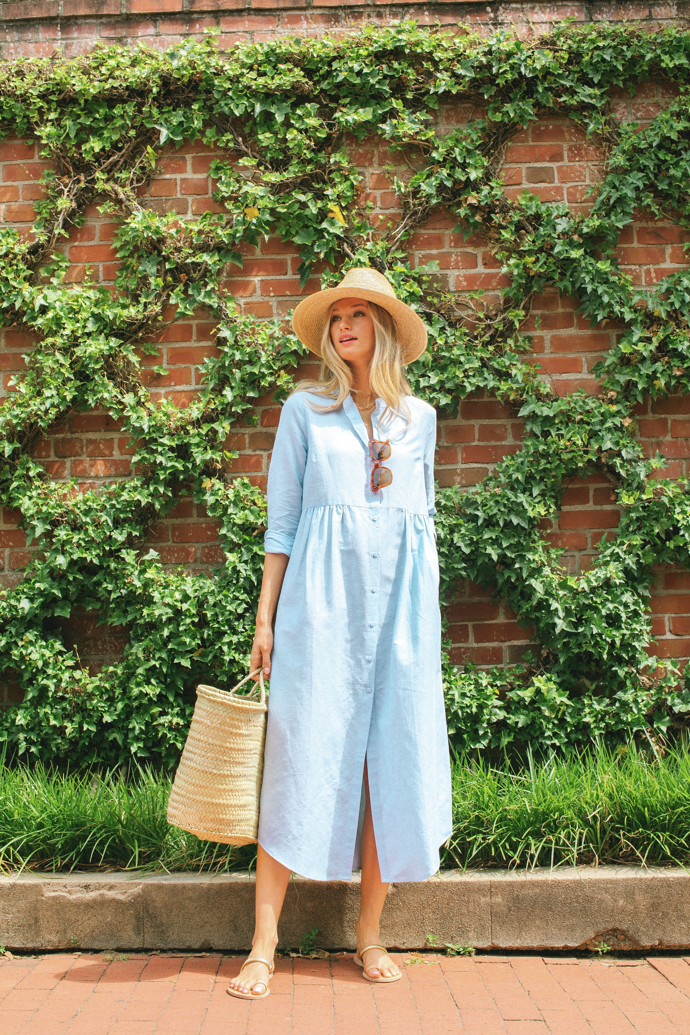 Chambray Lydell Maxi Dress 
                Pomander Place | Tuckernuck (US)