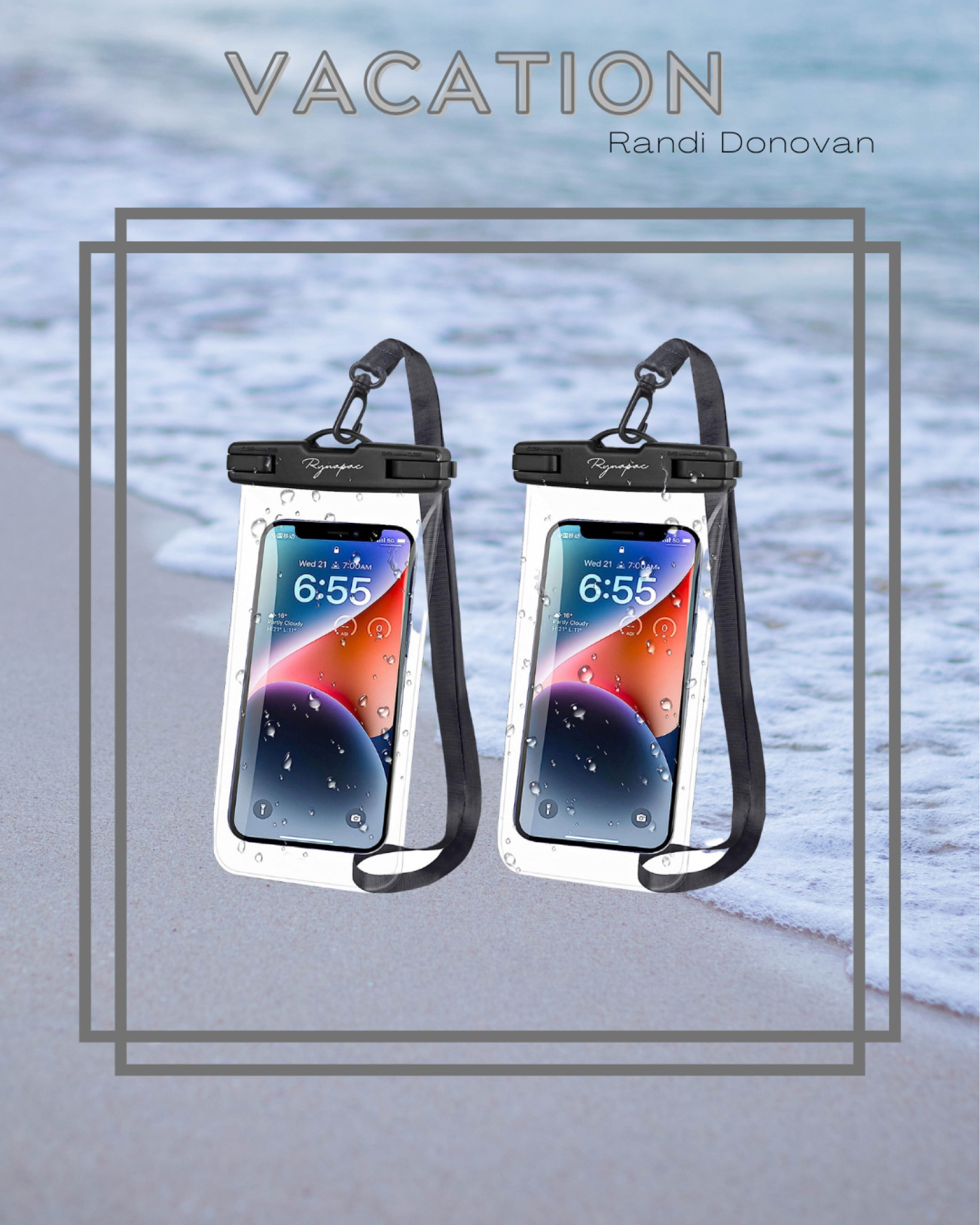 Beach vacation
Phone pouch 
Waterproof


#LTKtravel #LTKswim #LTKSeasonal