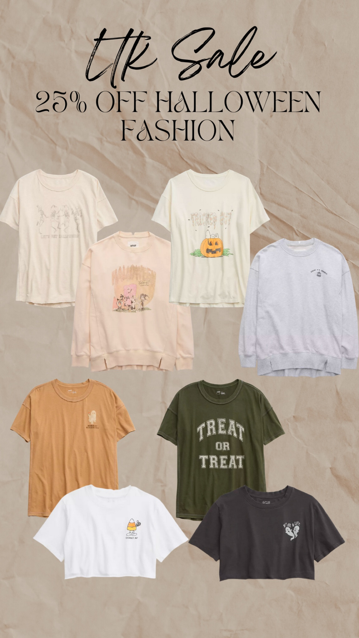 LTK SALE! 25% off Halloween shirts & sweatshirts!

Halloween outfits, Halloween tshirt, Halloween sweatshirt, comfy Halloween outfit, casual Halloween outfit, Halloween outfit idea

#LTKfindsunder50 #LTKsalealert #LTKSale