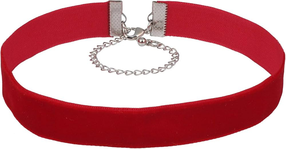 Coiris 1.6cm 20pcs Red Velvet Chokers Vintage Necklace for Women With Extension (XL-1002-9) | Amazon (US)