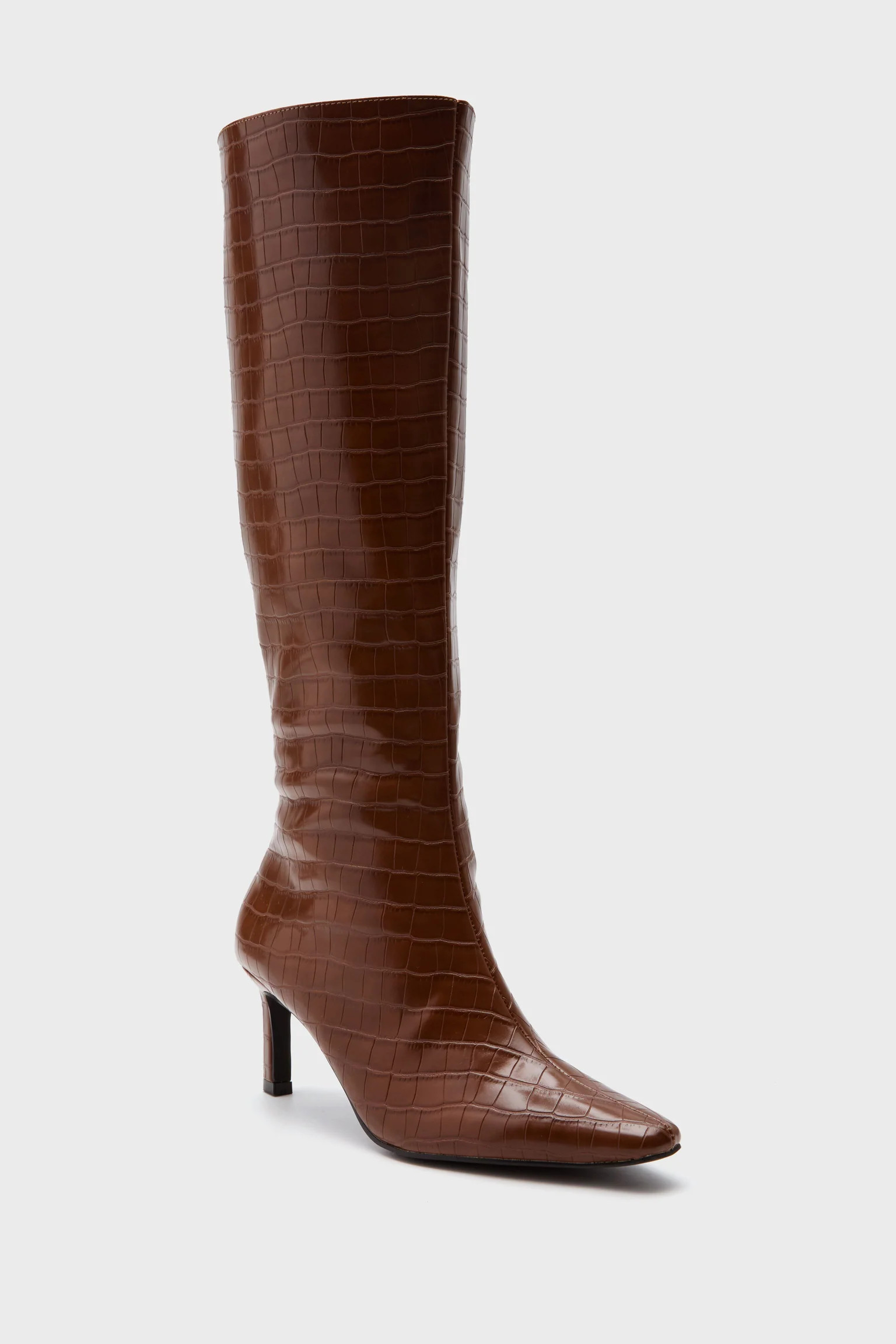 Cognac Croc Robbie Boots | Tuckernuck (US)